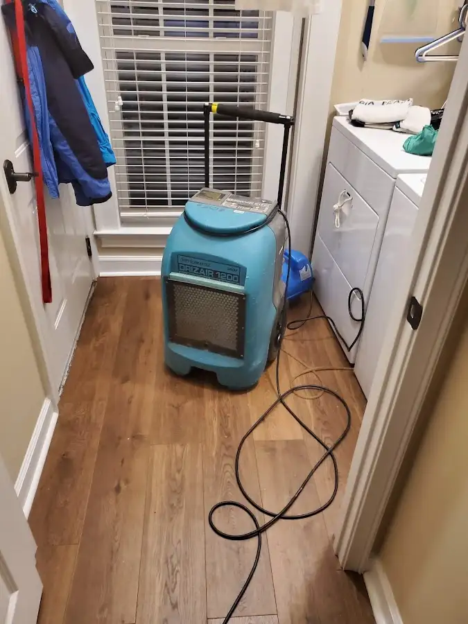 Commercial dehumidifier deployed for Flood Damage Cleanup in University of Virginia